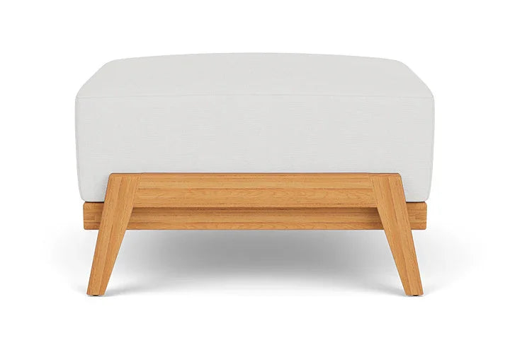 Alpine Teak Wooden Rectangular Outdoor Ottoman