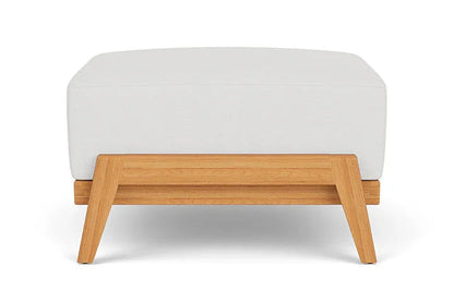 Alpine Teak Wooden Rectangular Outdoor Ottoman