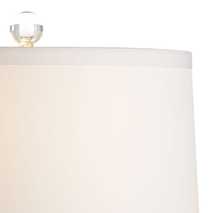 Snow Leopard Printed Ceramic Table Lamp-Table Lamps-Wildwood-LOOMLAN