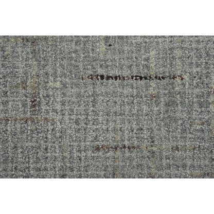 Daps Checkered Gray Area Rugs For Living Room -- gray