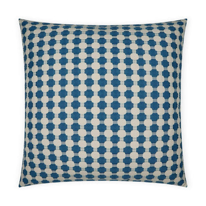 D.V. Kap Cypress Handmade Blue Throw Pillow