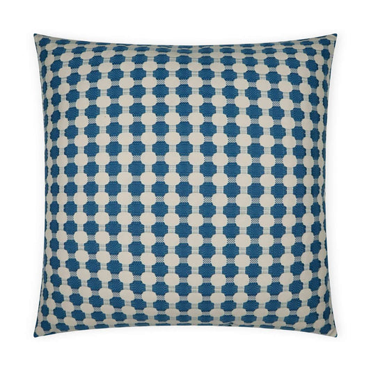 D.V. Kap Cypress Handmade Blue Throw Pillow
