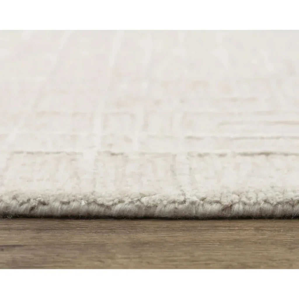 Babi Geometric Light Beige Area Rugs For Living Room -- beige