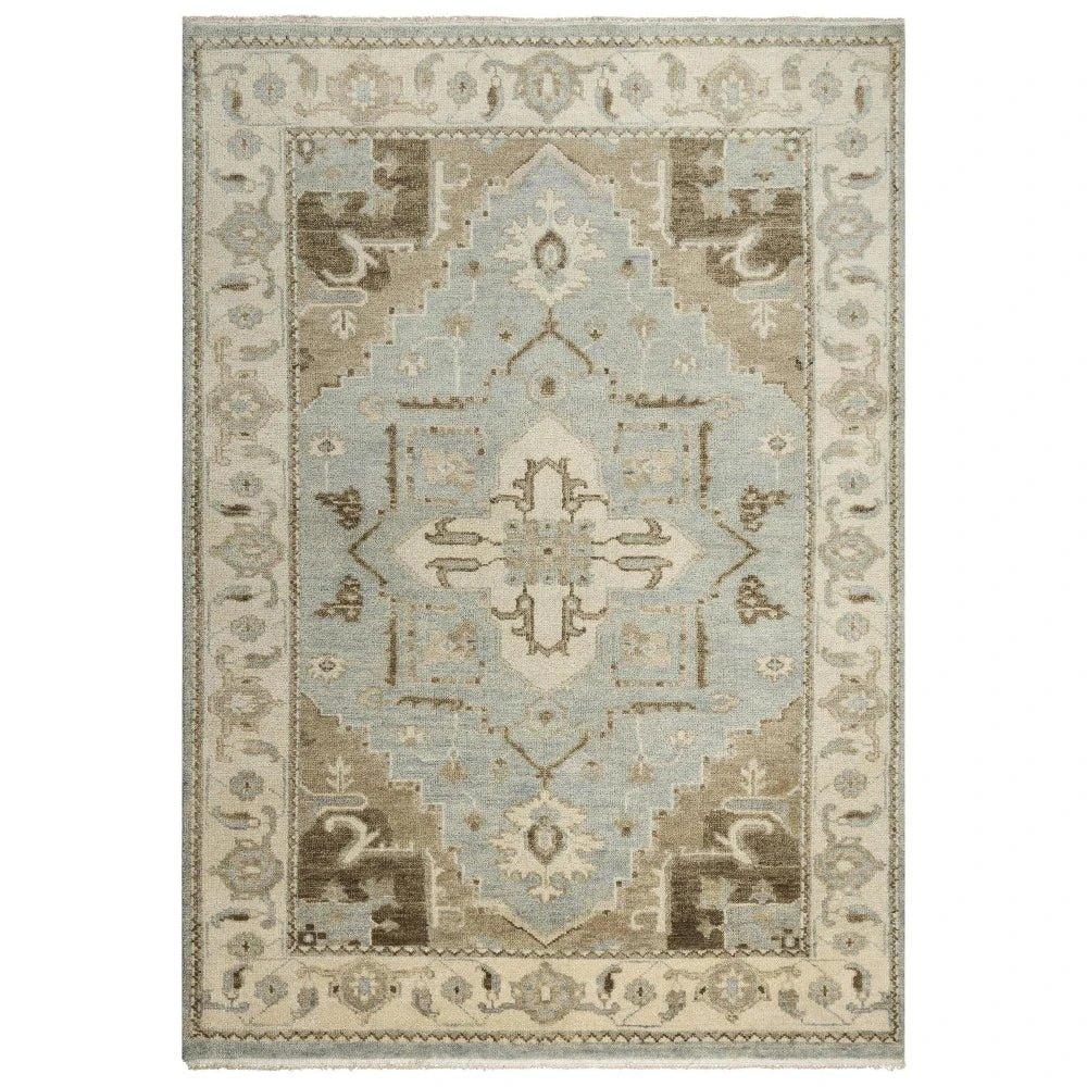 Aili Border Gray Large Area Rugs For Living Room
