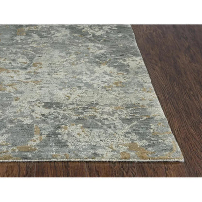 Beau Floral Gray Large Area Rugs For Living Room -- gray