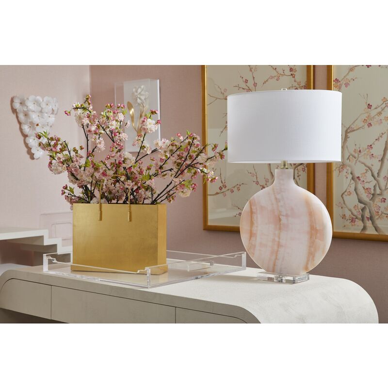 Chelsea House Lizzie Mesmerizing Marble Design Table Lamp