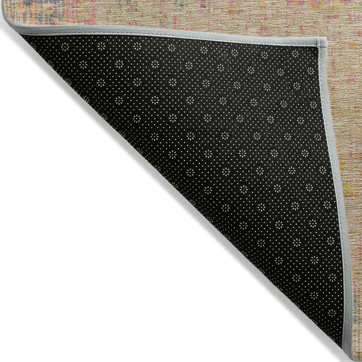 Haelon Brown Washable Indoor-Outdoor Rug