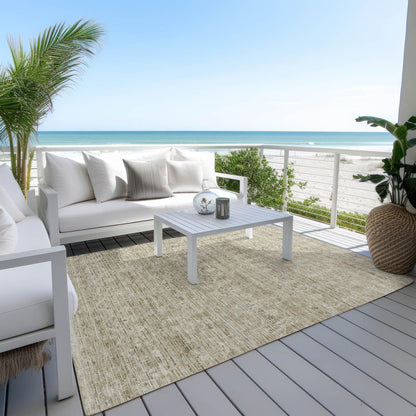 Irion Taupe Washable Indoor-Outdoor Rug -- view 3