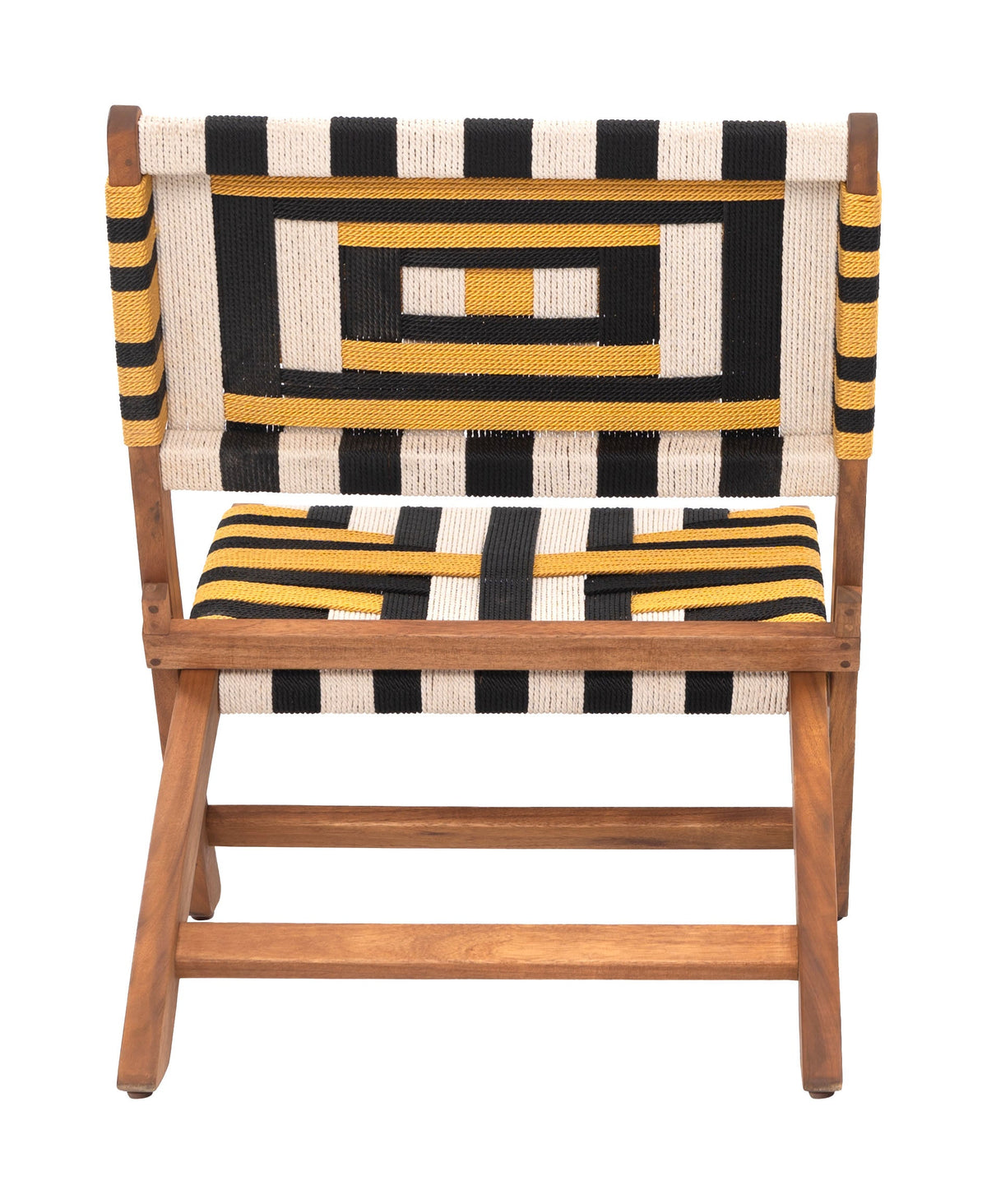 Zuo Modern Sunbeam Wood Multicolor Lounge Chair