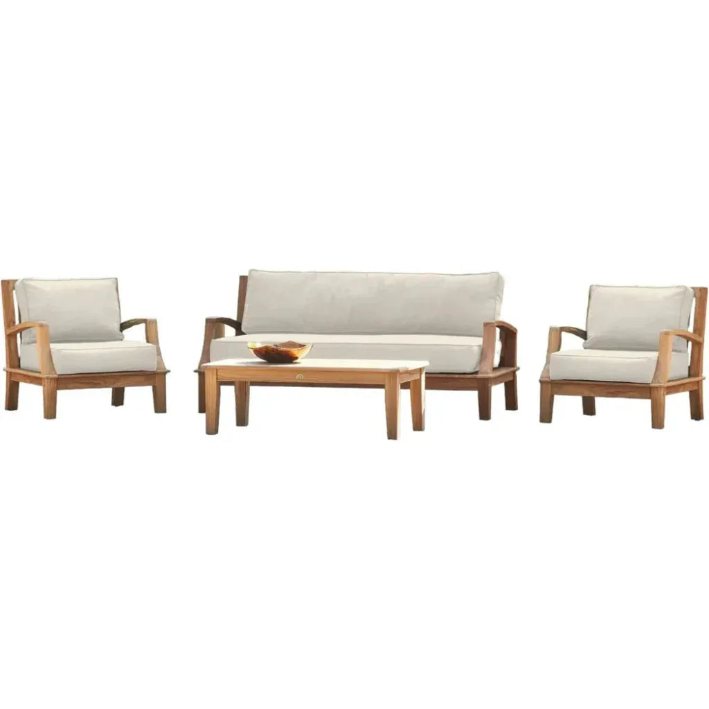 Grande 4PC Outdoor Patio Deep Set Sunbrella Cushion -- view 7