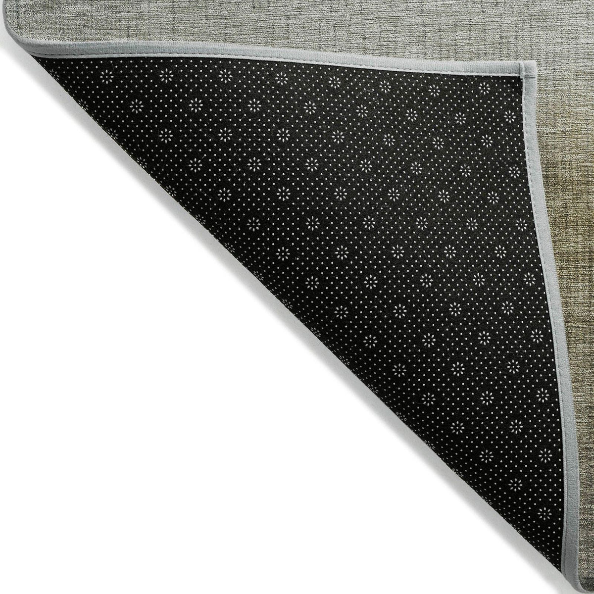 Haelor Gray Washable Indoor-Outdoor Rug
