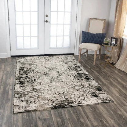 Bria Medallion Natural Area Rugs For Living Room -- natural