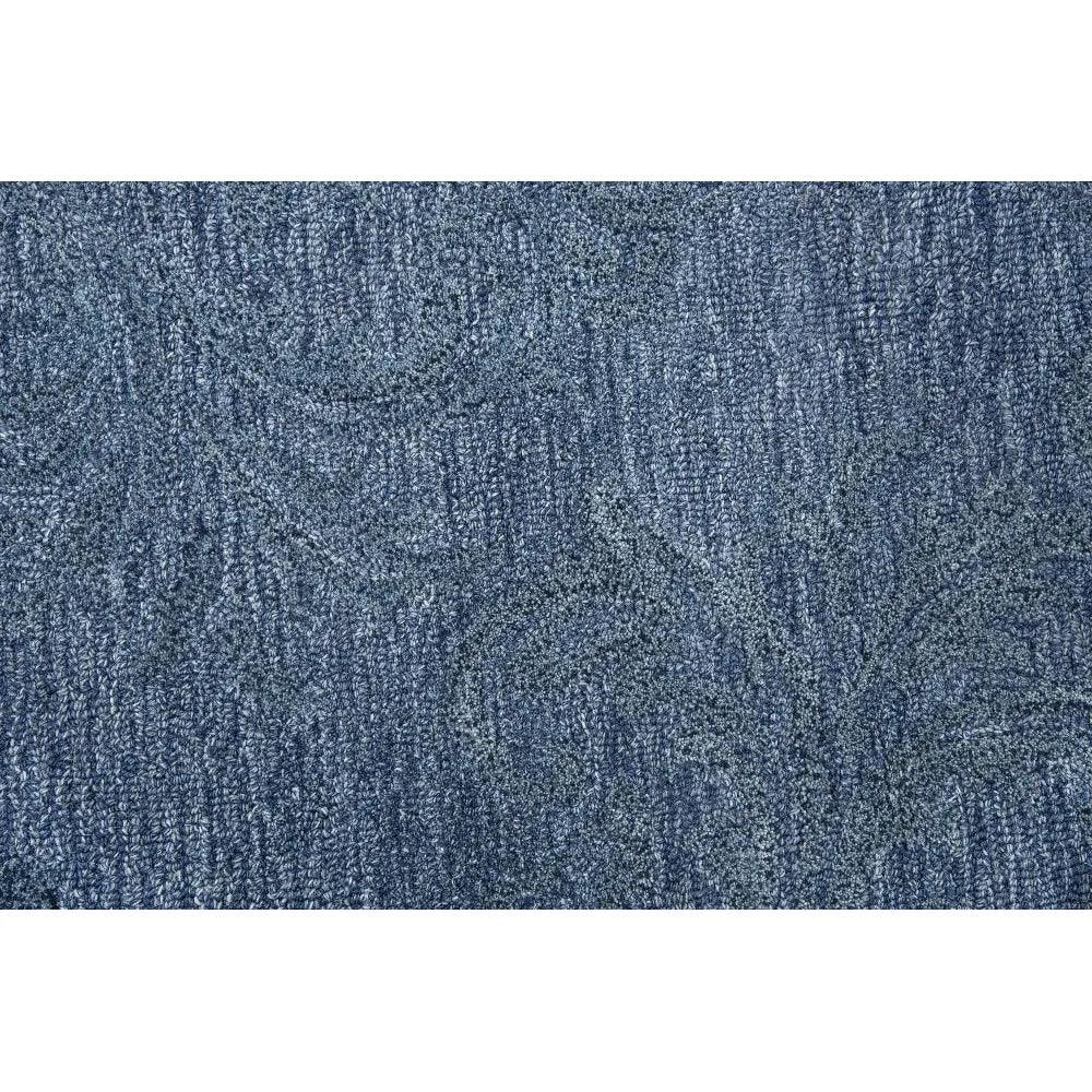 Beme Damask Blue Large Area Rugs For Living Room - LOOMLAN - LOOMLAN - Area Rugs