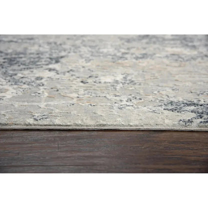 Boyo Abstract Gray Kitchen Hallway Runner Rug - LOOMLAN - LOOMLAN - Area Rugs