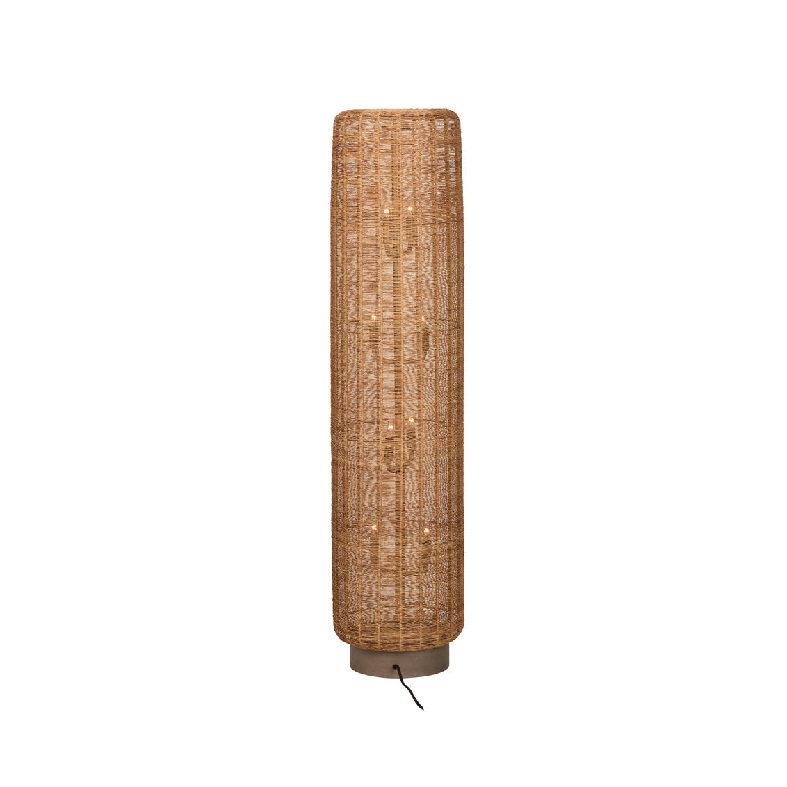 Wildwood Teague Handwoven Raffia Rope Floor Lamp