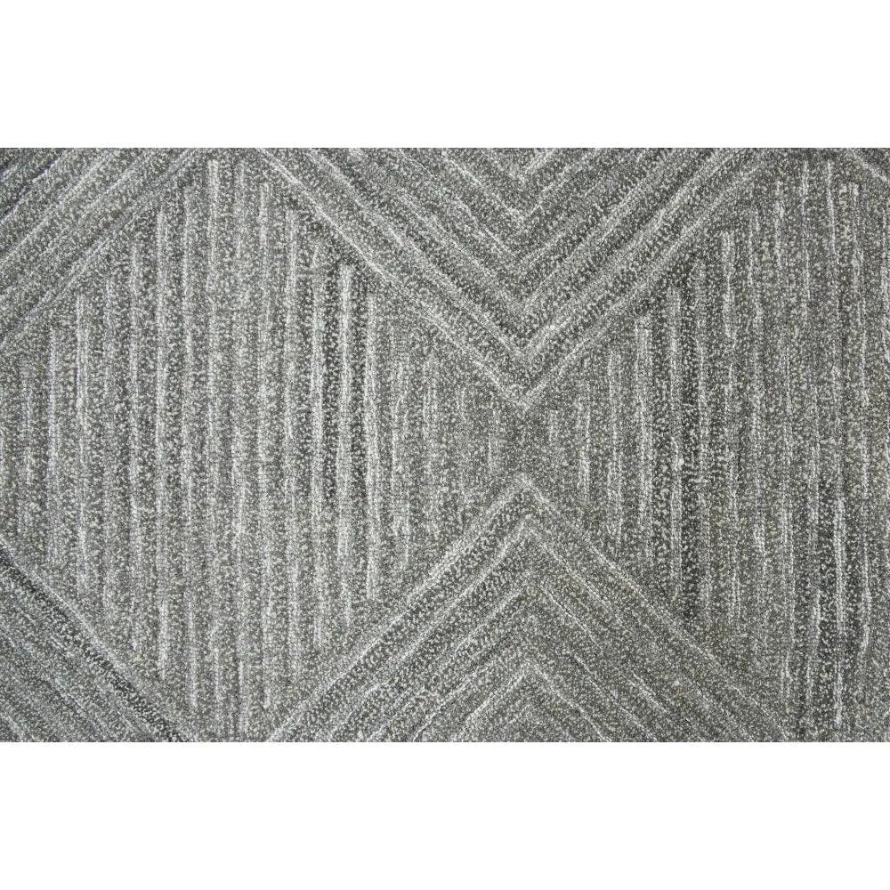 Cito Geometric Gray Large Area Rugs For Living Room -- gray