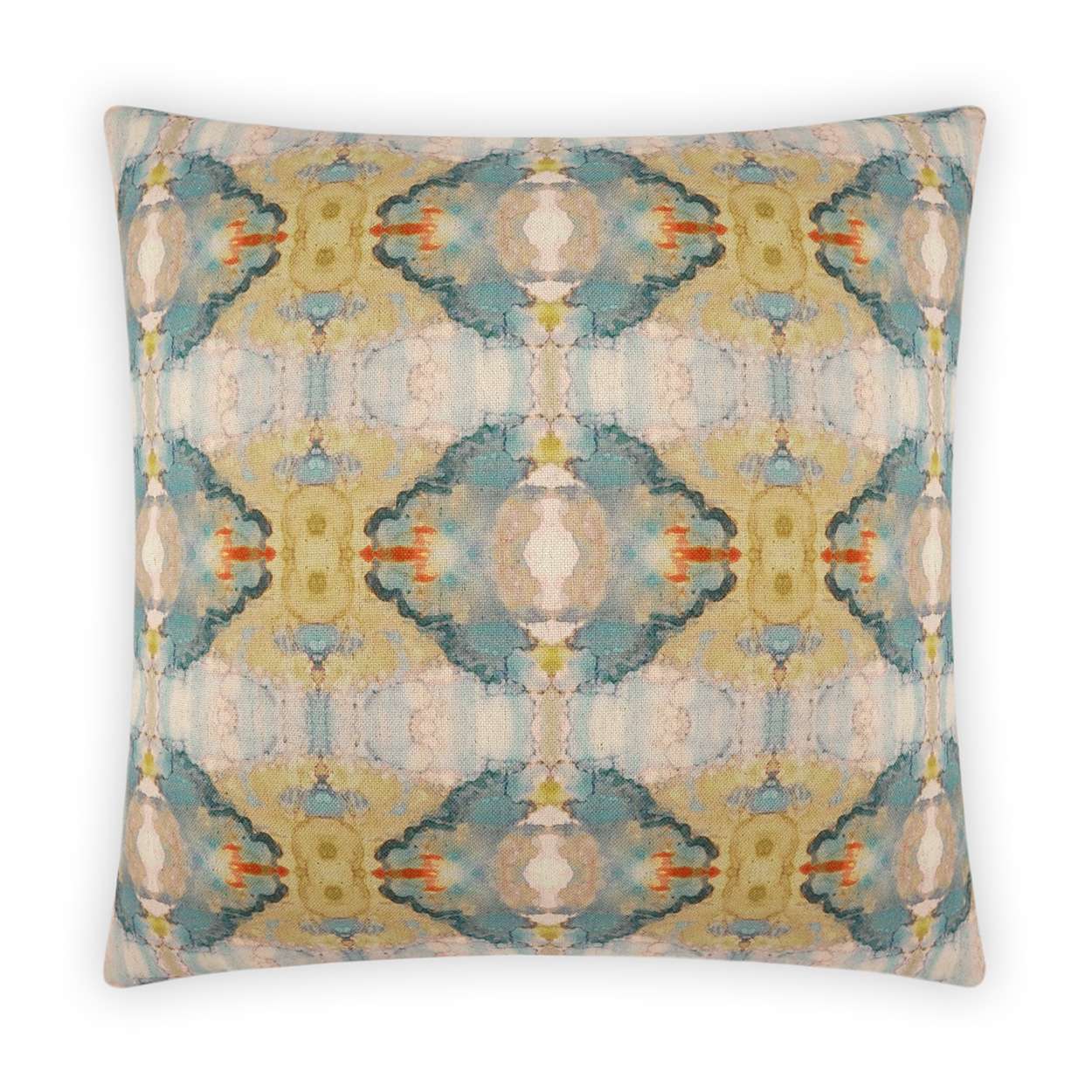 D.V. Kap Ashanti Handmade Teal Throw Pillow