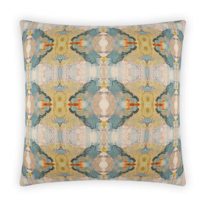 D.V. Kap Ashanti Handmade Teal Throw Pillow