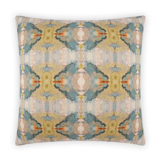D.V. Kap Ashanti Handmade Teal Throw Pillow