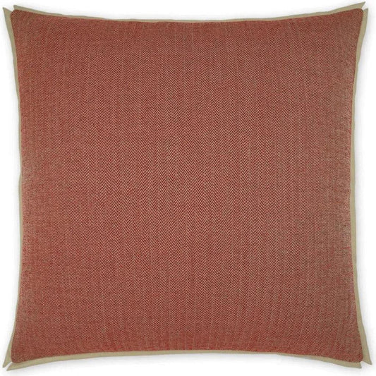 Ashbury Red Chevron Red Large Throw Pillow Insert