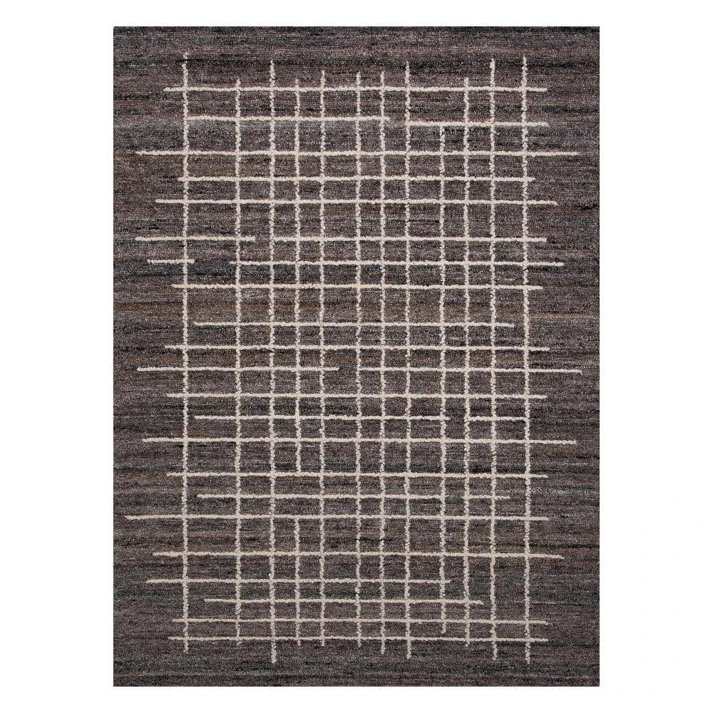 Cria Lines Dk.Brown Area Rugs For Living Room
