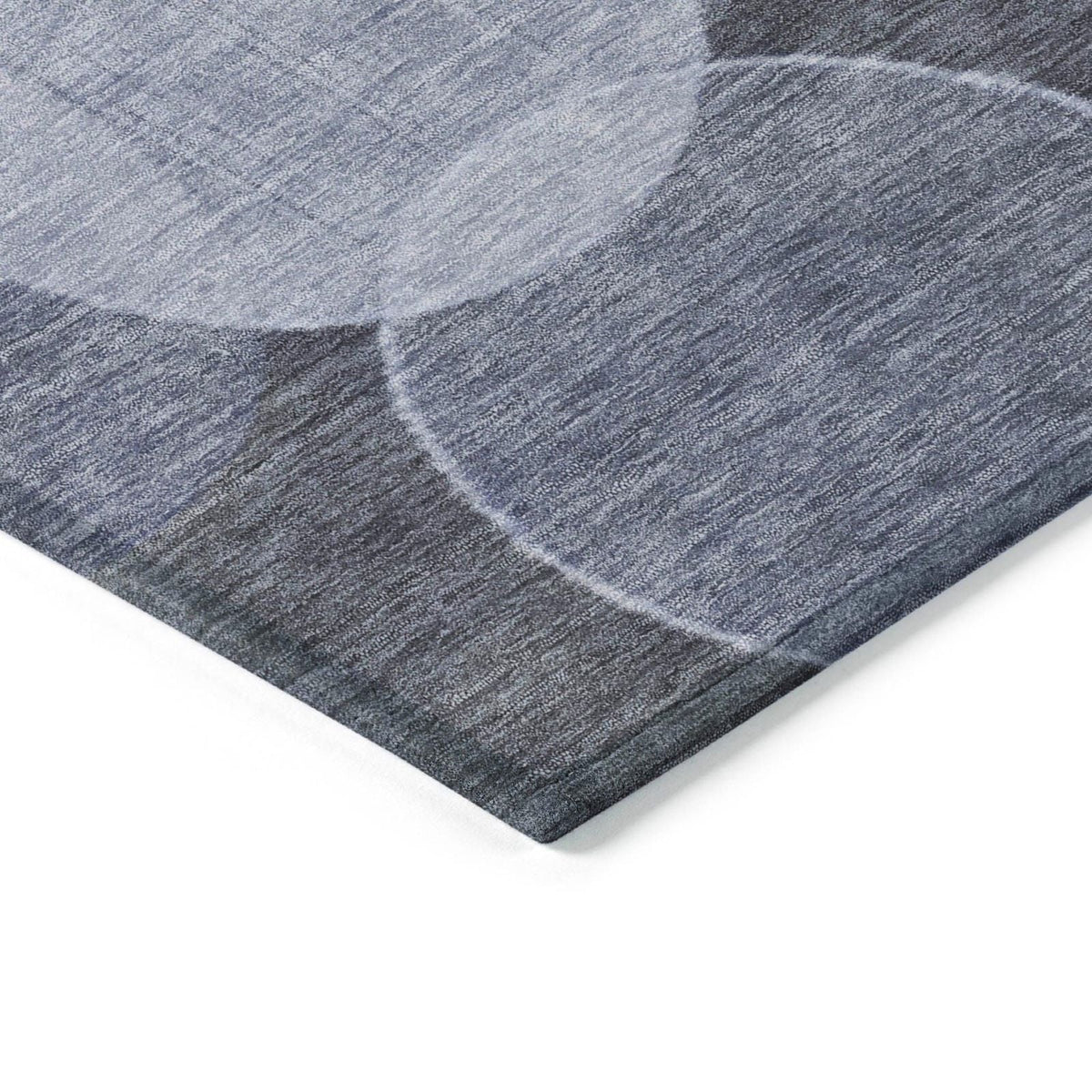 Jaelanor Blue Washable Indoor-Outdoor Rug