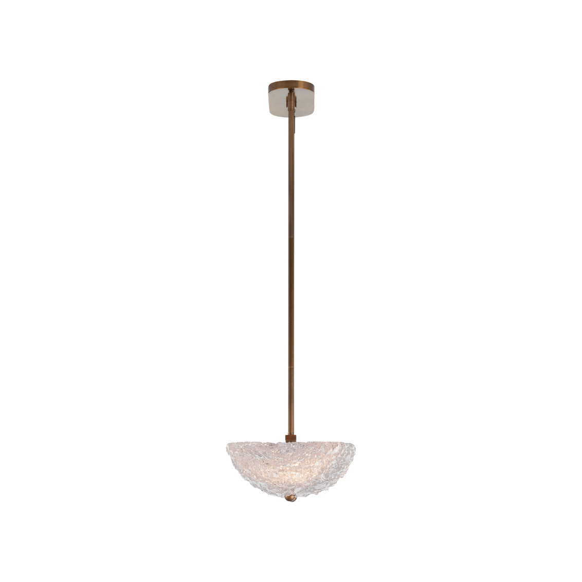 Frost Oval Textured Glass Chandelier
