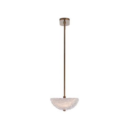 Frost Oval Textured Glass Chandelier
