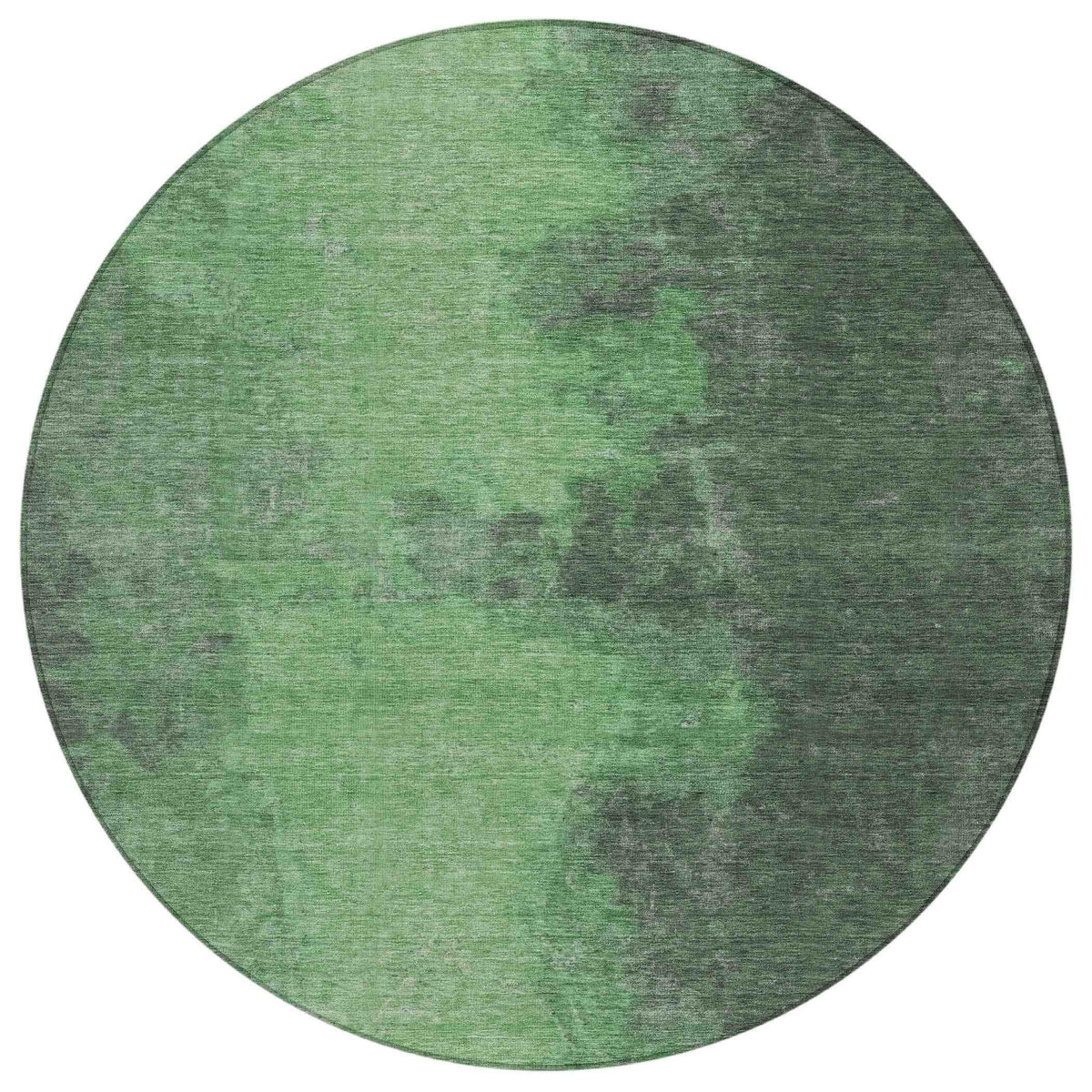 Iriion Green Washable Indoor-Outdoor Rug
