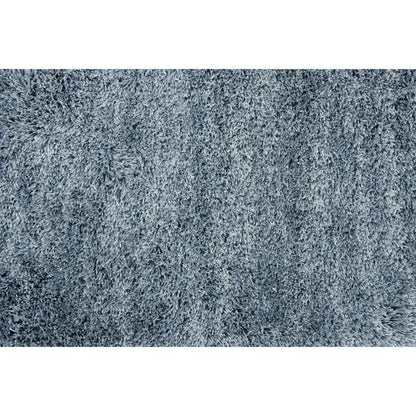 Cues Solid Blue Area Rugs For Living Room - LOOMLAN - LOOMLAN - Area Rugs