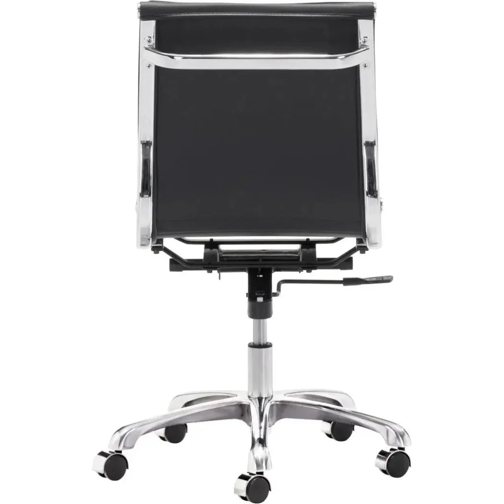 Lider Plus Armless Office Chair Black -- view 5