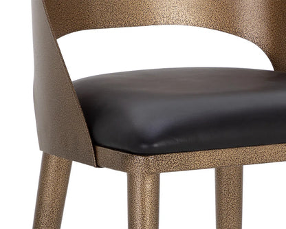 Dezirae Leather Upholstered Barstool