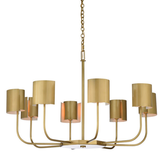 Castle Yard Metal Golden Chandelier