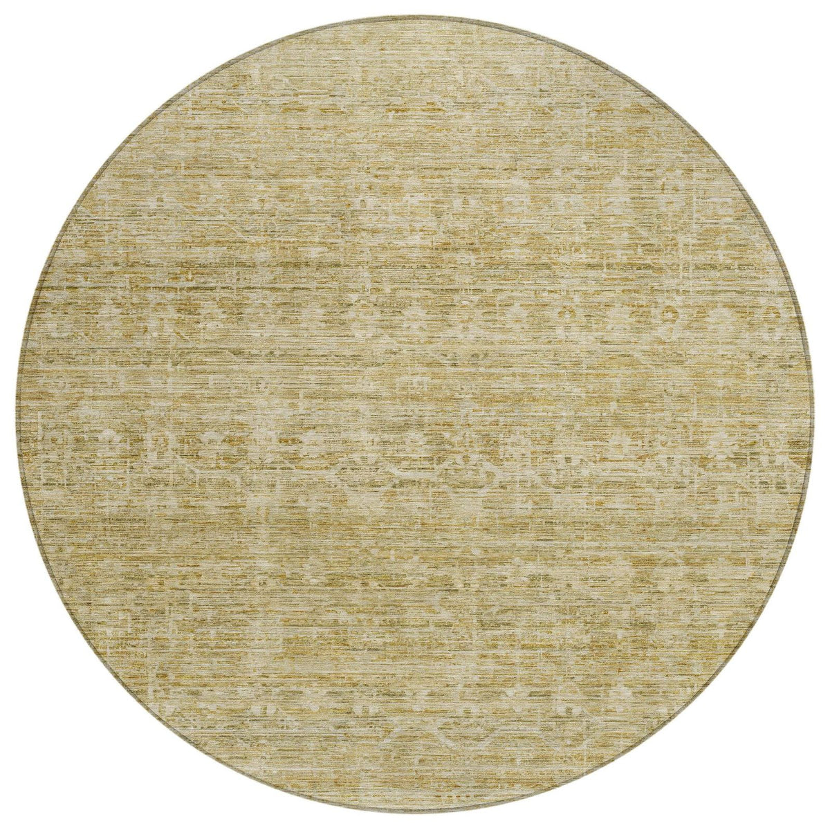 Irion Gold Washable Indoor-Outdoor Rug