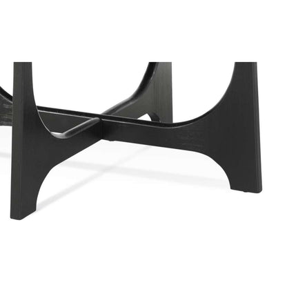 Dunnigan Wood Black Round Cocktail Table - view 10