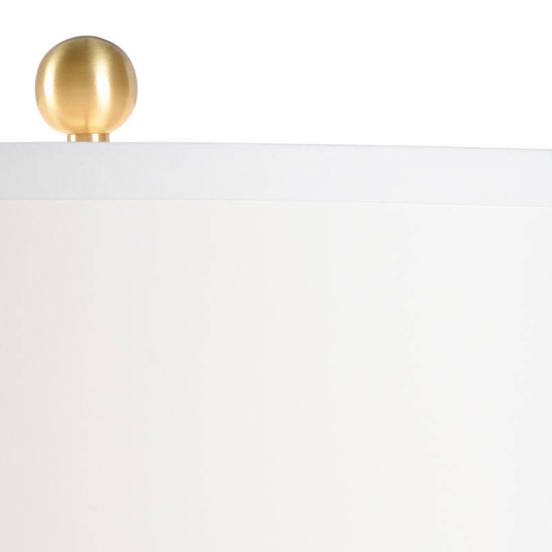 Chelsea House Classic White Round Shade Table Lamp