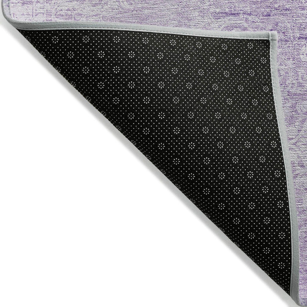 Kaelas Purple Washable Indoor-Outdoor Rug