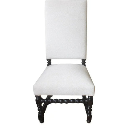 White Dining Chair Cordoba, Woolan Bleach -- view 2