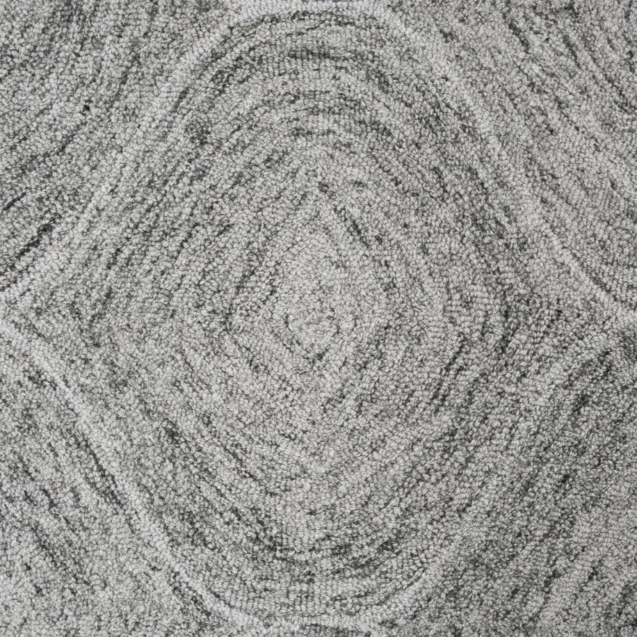 Chic Wool Gray Hallway Kitchen Runner Rug -- gray