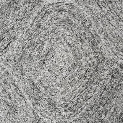 Chic Wool Gray Hallway Kitchen Runner Rug -- gray