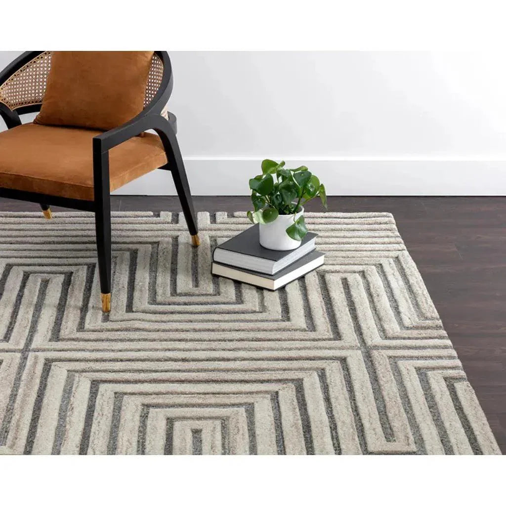 Oslow Hand - Tufted Wool Rug - LOOMLAN - SUNPAN - Area Rugs