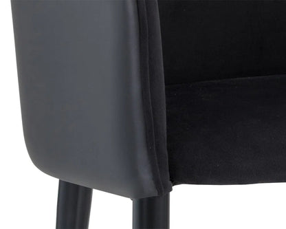 SUNPAN Asher Barrel Back Dining Armchair