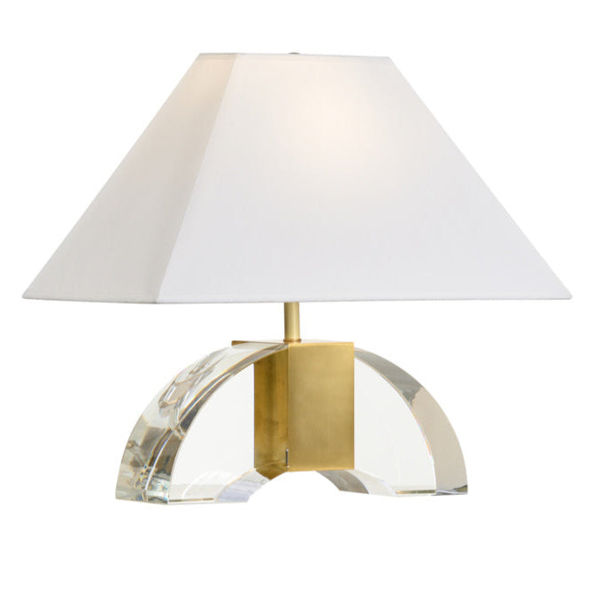 Wildwood Chess Court Crystal Golden Table Lamp