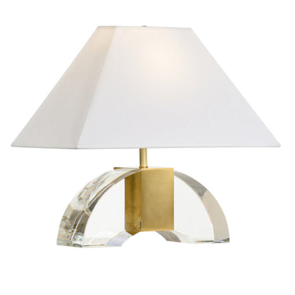 Wildwood Chess Court Crystal Golden Table Lamp