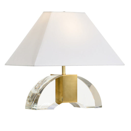 Wildwood Chess Court Crystal Golden Table Lamp