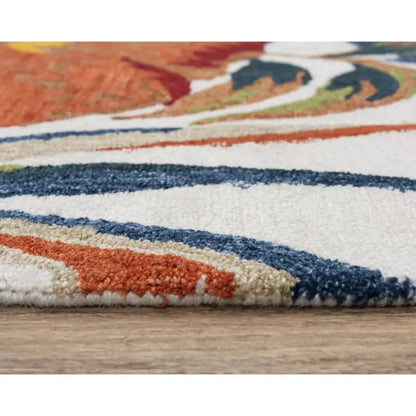 Clux Floral Ivory Area Rugs For Living Room - LOOMLAN - LOOMLAN - Area Rugs