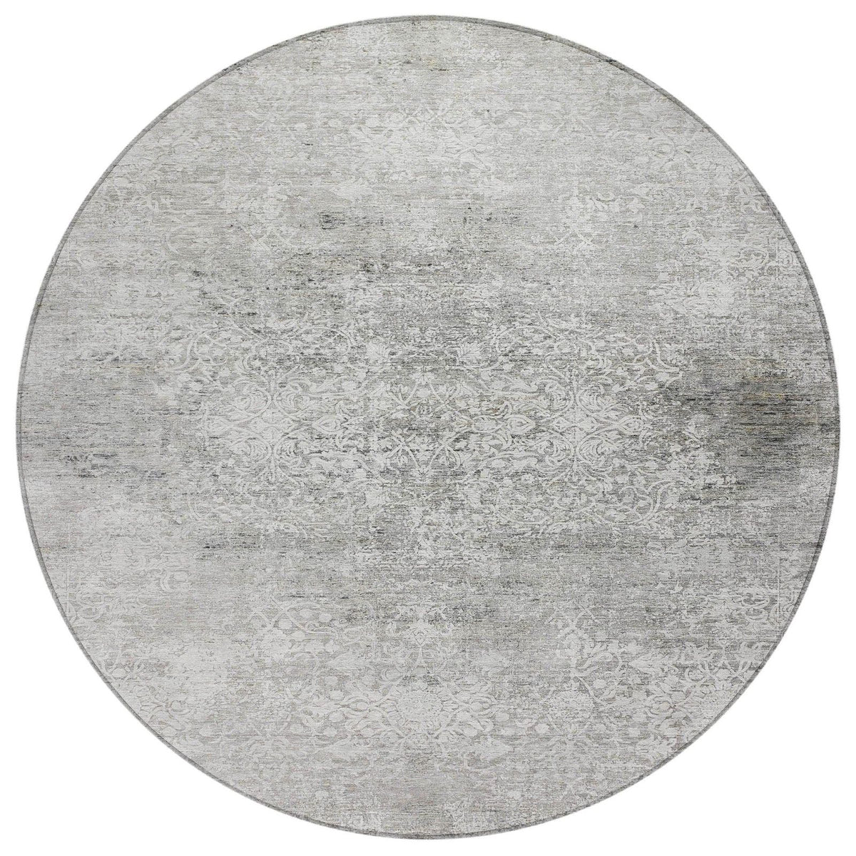 Kaelas Gray Washable Indoor-Outdoor Rug