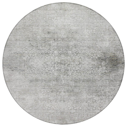 Kaelas Gray Washable Indoor-Outdoor Rug