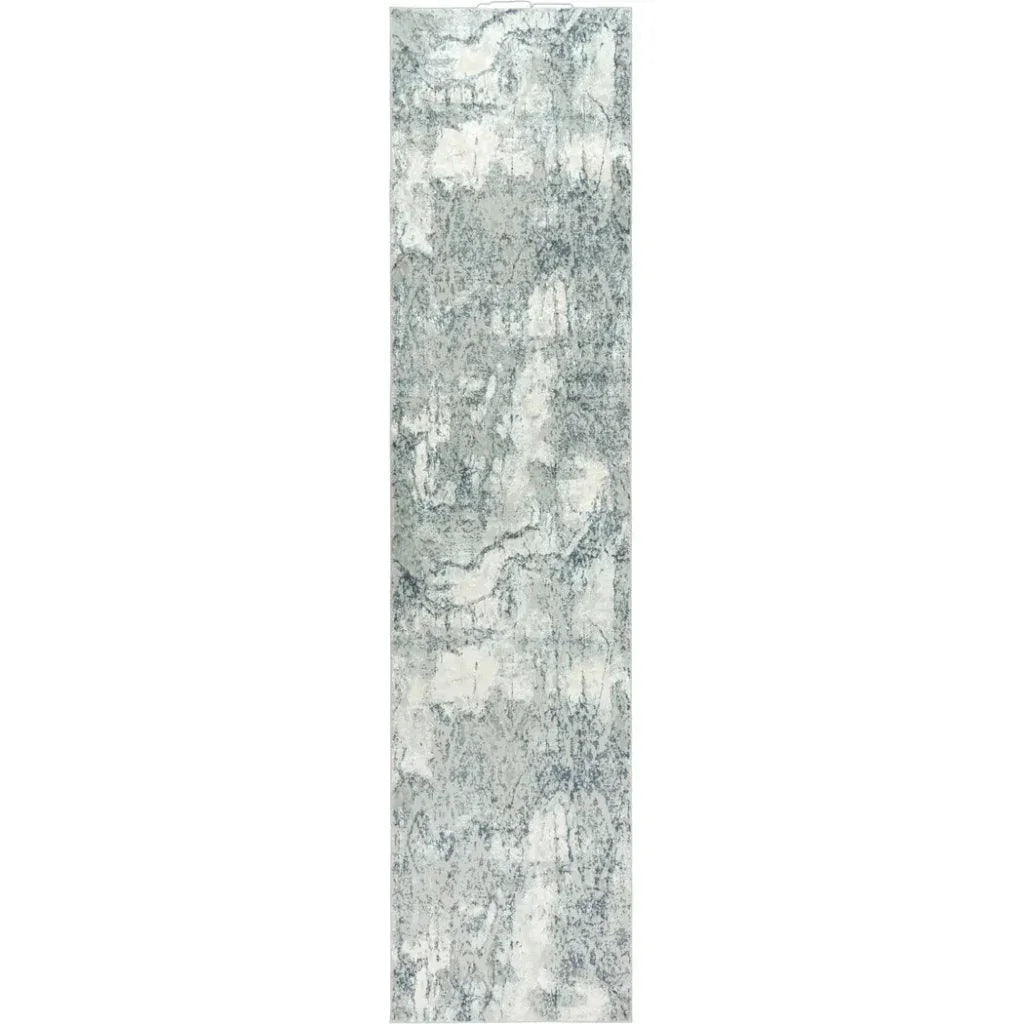 Brai Abstract Gray Kitchen Hallway Runner Rug