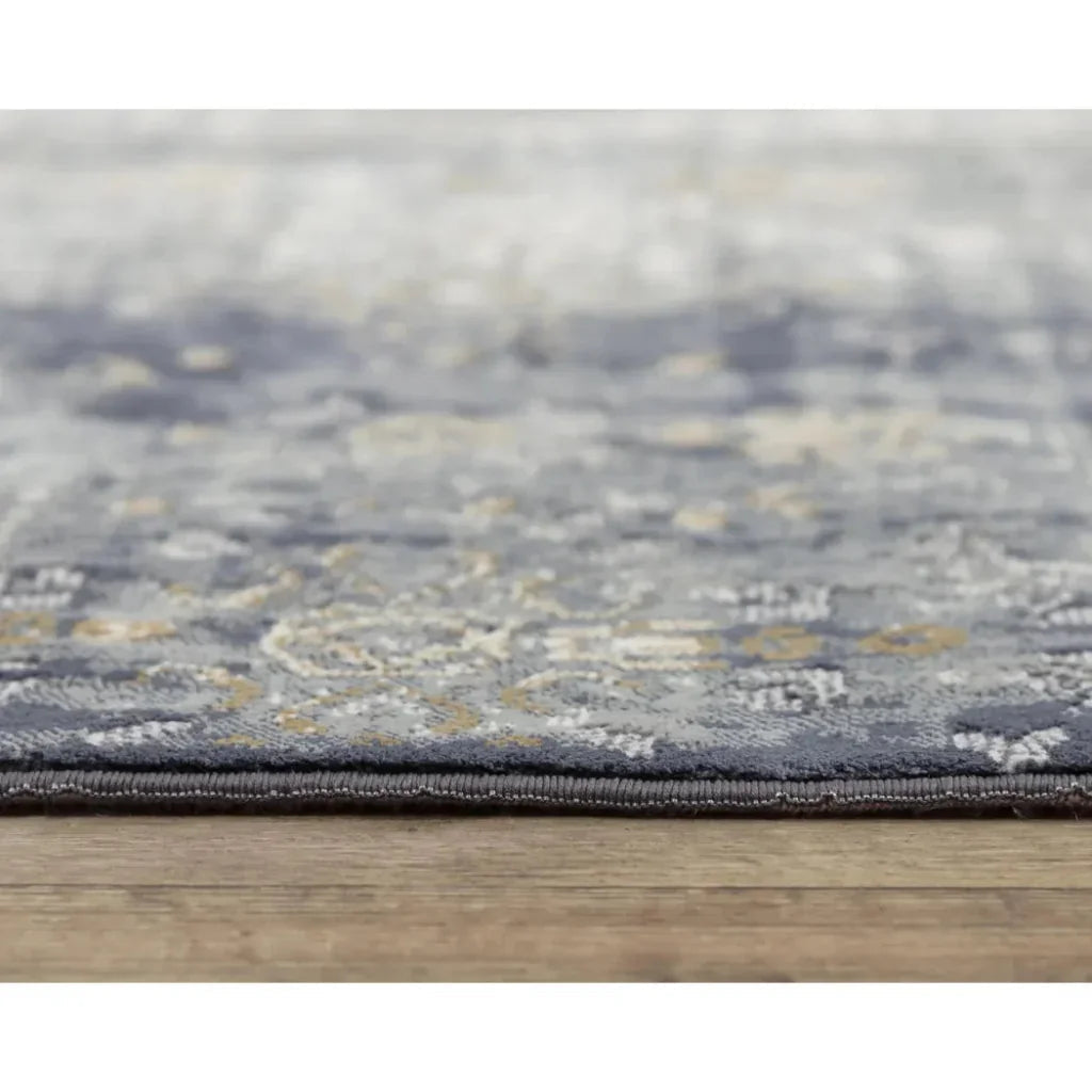 Dirk Diamond Gray Kitchen Hallway Runner Rug - LOOMLAN - LOOMLAN - Area Rugs